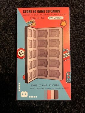 SD Game Card Storage Holder- Nintendo Switch